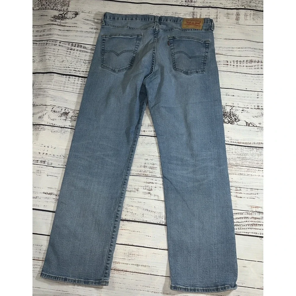 Levi's Blue Jeans Men's Denim 5-Pockets Zip Fly Medium Wash Outdoor 36x30 Cowboy